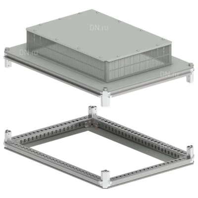 Крыша и основание IEK FORMAT 600х800мм, под фланец, ширина - 600мм, глубина - 800мм, материал - сталь, с порошковым покрытием, IP31, цвет - серый, FO-00-KOF-060-080-31