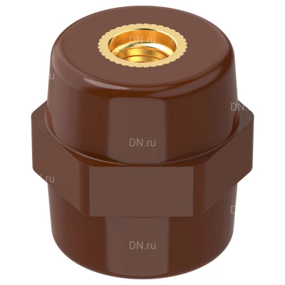 Изолятор IEK SM30 (М8) опорный, материал - полимер, цвет - коричневый, YIS11-30-08-K05