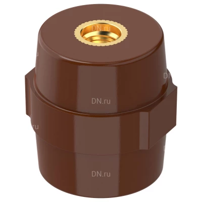 Изолятор IEK SM35 (М8) опорный, материал - полимер, цвет - коричневый, YIS11-35-08-K05