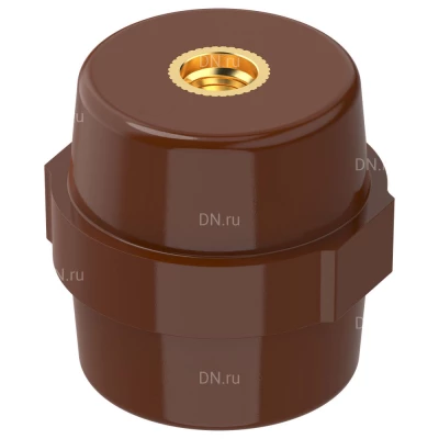 Изолятор IEK SM40 (М8) опорный, материал - полимер, цвет - коричневый, YIS11-40-08-K05