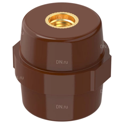 Изолятор IEK SM40 (М10) опорный, материал - полимер, цвет - коричневый, YIS11-40-10-K05