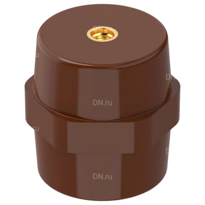 Изолятор IEK SM60 (М8) опорный, материал - полимер, цвет - коричневый, YIS11-60-08-K05