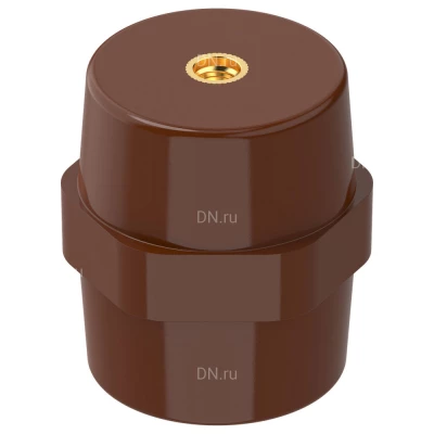 Изолятор IEK SM65 (М8) опорный, материал - полимер, цвет - коричневый, YIS11-65-08-K05