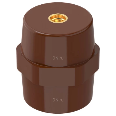 Изолятор IEK SM65 (М10) опорный, материал - полимер, цвет - коричневый, YIS11-65-10-K05