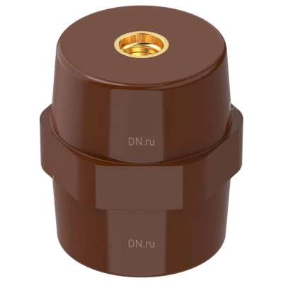 Изолятор IEK SM65 (М12) опорный, материал - полимер, цвет - коричневый, YIS11-65-12-K05