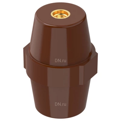 Изолятор IEK SM76 (М10) опорный, материал - полимер, цвет - коричневый, YIS11-76-10-K05