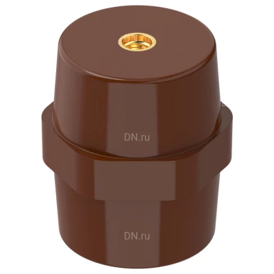 Изолятор IEK SM80 (М10) опорный, материал - полимер, цвет - коричневый, YIS11-80-10-K05