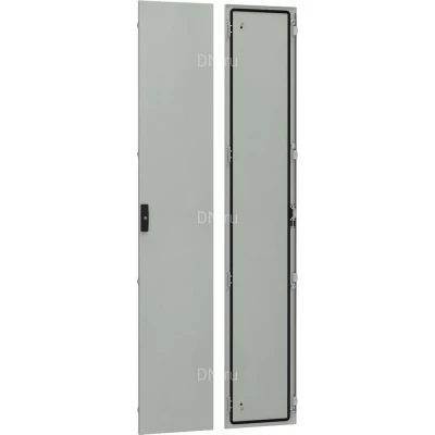 Дверь IEK FORMAT 2200х400мм, высота - 2200мм, ширина - 400мм, IP54, материал - сталь, с порошковым покрытием, цвет - серый, YKM40D-FO-DM-220-040
