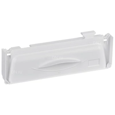 Элемент фальш-панели IEK TITAN 5, торцевой, высота - 89.5мм, ширина - 256мм, совместимость с  ЩРн(в), цвет - белый TI5-00D-FPE-9016