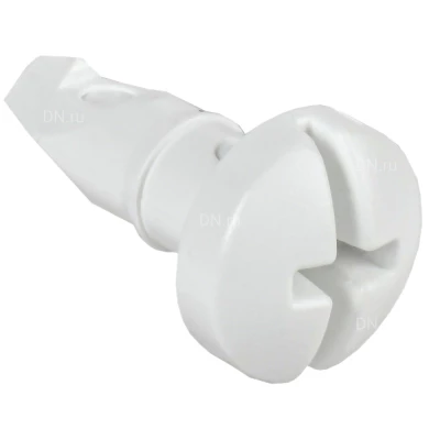 Винт фальш-панели IEK TITAN 5 фиксирующий, высота - 26мм, ширина - 14.5мм, совместимость с  ЩРн(в), цвет - белый TI5-00D-VT-9016