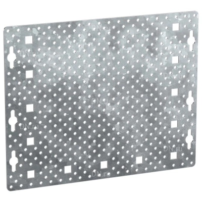 Плата монтажная IEK TITAN 5 модульная перфорированная, высота - 198мм, ширина - 248мм, глубина - 1.2мм TI5-50D-MPP