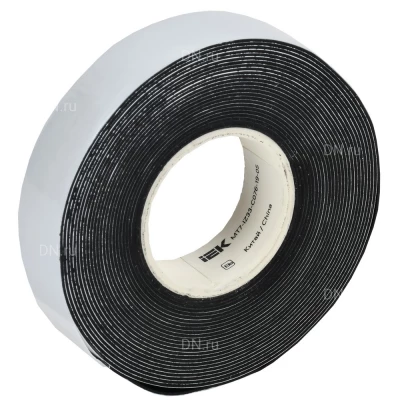 Изолента IEK MIXTAPE PRO полупроводящая резиновая 0.76х19мм, длина - 5м