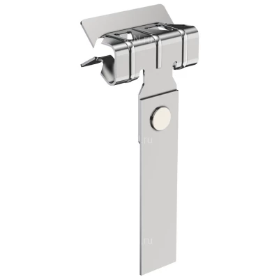 Зажим балочный IEK HDZ 2-7мм с пластиной, корпус - сталь, CME30-BZP-HDZ (упаковка 1шт)