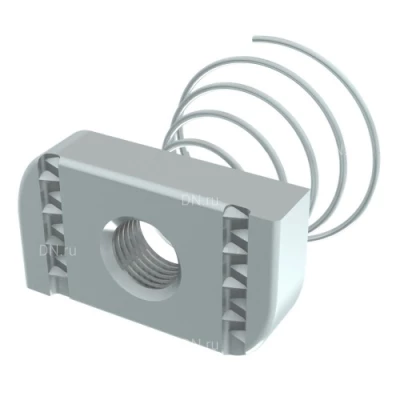 STRUT-гайки IEK с конусной пружиной, корпус - сталь