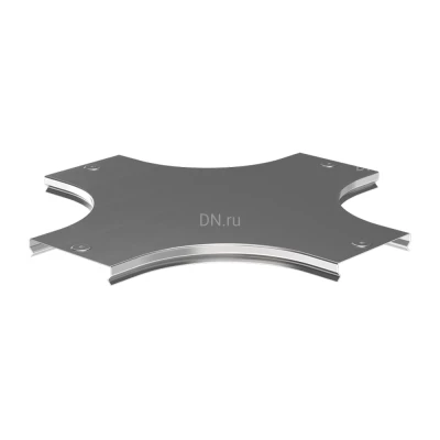 Крышки ответвителей крестообразных IEK ESCA CKR01D для кабельного лотка, тип Г01, корпус - сталь, цвет - светло-серый