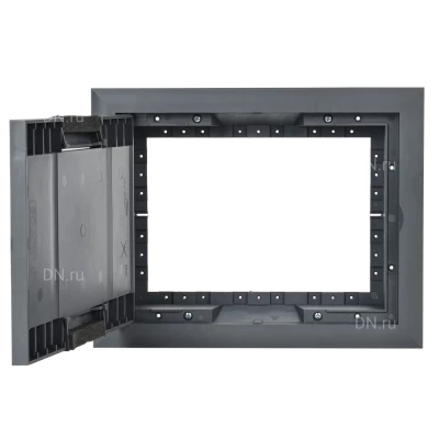 Лючок напольный IEK PRIMER ONFLOOR на 24 модуля, материал - пластик, IP30 KNL-80-16-7012