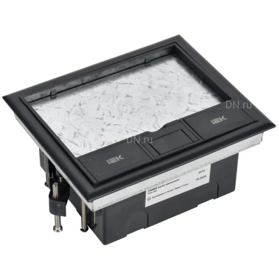 Лючок напольный IEK PRIMER 8 модулей, IP20, материал - пластик PM-LN12-08-O-20-K02