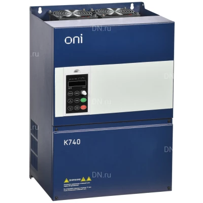 Преобразователь частоты ONI Profibus K740-33-037G055PTMZ, со встроенным тормозным модулем, с энкодером, мощность - 3.7-5.5кВт, ток нагрузки - 9-13А, напряжение - 380В