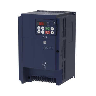 Преобразователь частоты ONI FC-430-33-075G11PT со встроенным тормозным модулем, мощность - 7.5-11кВт, ток нагрузки - 17-25А, количество фаз - 3, напряжение питания - 380В