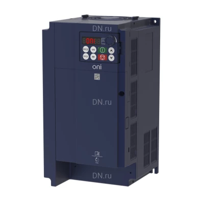 Преобразователь частоты ONI FC-430-33-15G18PT со встроенным тормозным модулем, мощность - 15-18.5кВт, ток нагрузки - 32-38А, количество фаз - 3, напряжение питания - 380В