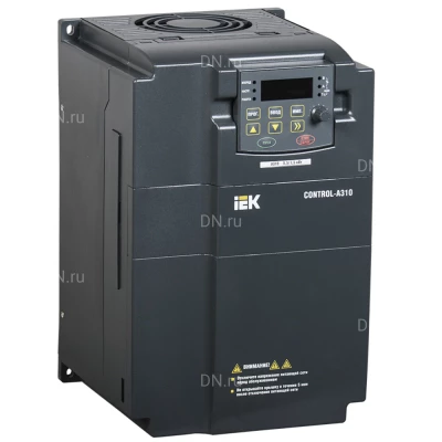 Преобразователь частоты IEK CONTROL-A310 CNT-A310D33V055-075TEZ, мощность - 5.5-7.5кВт, ток нагрузки - 13-17А, количество фаз - 3, напряжение питания - 380В