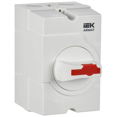 Оболочка защитная IEK ARMAT GV2P для автоматического выключателя защиты двигателя, степень защиты IP65 AR-AUX-BX1