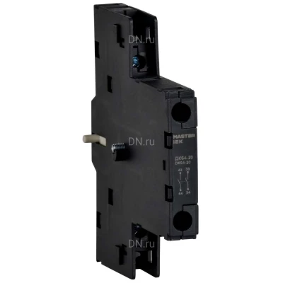 Контакт дополнительный IEK MASTER ДК64-20 боковой DMS21D-AU20