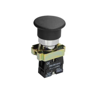 Кнопки управления IEK LAY5-BC Ду22 без подсветки, тип кнопки - грибовидная, напряжение - 660В, степень защиты IP40