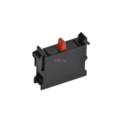 Контакт дополнительный IEK MASTER MI-DK60-2 для светосигнальной арматуры 1NC, красный