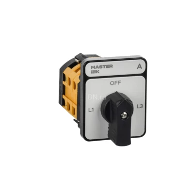Переключатель кулачковый IEK MASTER MI-CS10-063-098-K02 63А, 4-позиционный, 3 полюса, напряжение питания 230/400/690B, степень защиты IP20
