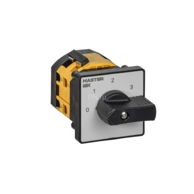 Переключатель кулачковый IEK MASTER MI-CS10-010-108 10А, 4-позиционный, 2 полюса, напряжение питания 230/400/690B, степень защиты IP20