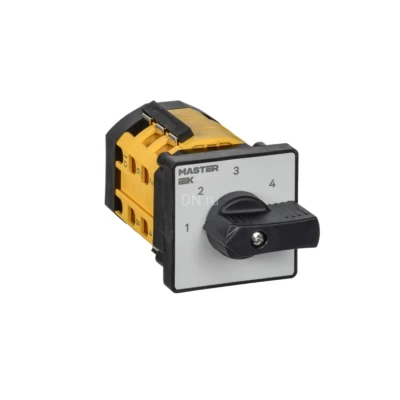 Переключатель кулачковый IEK MASTER MI-CS10-010-084 10А, 5-позиционный, 3 полюса, напряжение питания 230/400/690B, степень защиты IP20