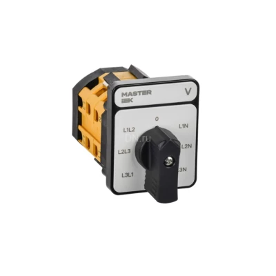 Переключатель кулачковый IEK MASTER MI-CS10-016-066-K02 16А, 7-позиционный, 2 полюса, напряжение питания 230/400/690B, степень защиты IP20