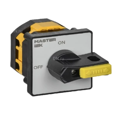 Переключатели кулачковые IEK MASTER MI-CS10 16А напряжение питания 230/400/690B, степень защиты IP20