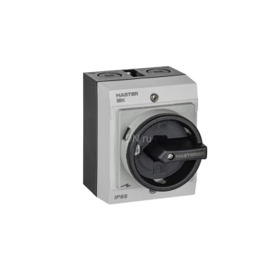 Переключатели кулачковые в боксе IEK MASTER MI-CS21 16А напряжение питания 690B, степень защиты IP65