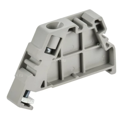 Стопор концевой IEK ARMAFIX CA802 на DIN-рейку, винтовой, размер ячейки - 8мм, цвет - серый AF-CT40-00-K03-002-CA802