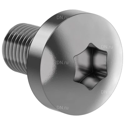 Винт IEK FORMAT TORX30 M6х10 самонарезающийся, длина - 10мм, диаметр - M6, форма головки - полукруглая (полупотайная), материал - сталь, покрытие - цинк, DIN7500C, упаковка - 50шт., FO-00D-VTORX-M6X10-050
