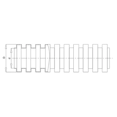 Трубы гофрированные IEK Elasta с зондом 16-32мм , материал - ПВХ, бухты 25-100м, цвет - белый