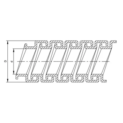 Металлорукава IEK Elasta Р3-Ц 8мм, материал - оцинкованная сталь, длина бухты - 50м