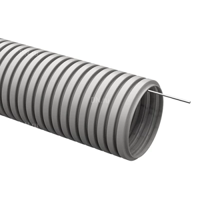 Трубы гофрированные IEK Elasta тяжелые с зондом 16-32мм , материал - ПВХ, бухты 10-15м