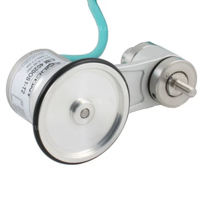 Энкодеры инкрементальные INNOCONT EIM40 Ду40 с мерным колесом - 200мм, материал корпуса - алюминий, контактная поверхность - резина, разрешение - 1имп/0.5-1мм, напряжение - 5-30В, выход - HTL, IP64, тангенциальный кабель - 2м