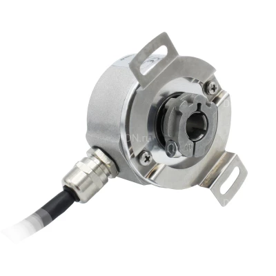 Энкодер инкрементальный INNOCONT EIP 50HM 12630V1024-R2 Ду50 магнитный, полый вал - 12мм, материал корпуса - алюминий, разрешение - 1024имп/об, напряжение - 5-30В, выход - TTL/HTL с инверсией, IP54, радиальный кабель - 2м