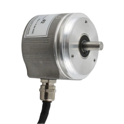 Энкодеры инкрементальные INNOCONT EIP 58SO 8630 Ду58 полый вал - 8мм, материал корпуса - алюминий, разрешение - 15-64800имп/об, напряжение - 5-30В, выход - TTL/HTL с инверсией, IP54, радиальный кабель - 2м