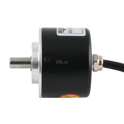 Энкодеры инкрементальные INNOCONT ESI-S40-8 Ду40 выступающий вал - 8мм, материал корпуса - сталь, разрешение - 100-5000имп/об, напряжение - 5/24В, выход - TTL/HTL, IP54, радиальный кабель - 2м