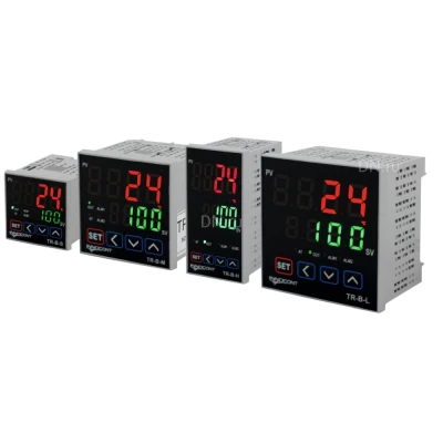 Контроллер температурный INNOCONT TR-B-H, 2 дисплея, 4 разряда, 2 аварийных выхода, 110-220В, выход - реле + твердотельное реле