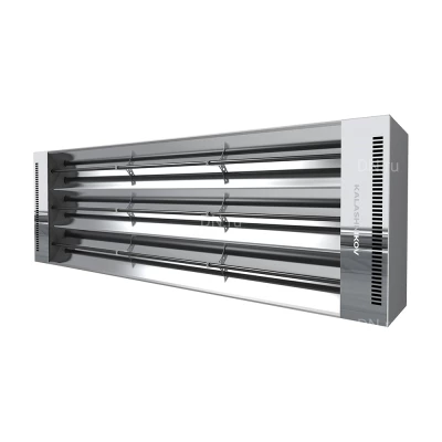 Обогреватель инфракрасный KALASHNIKOV KIRH-E45T-11 электрический, мощность - 4.5кВт, площадь обогрева - 45м2, IP20, 400В