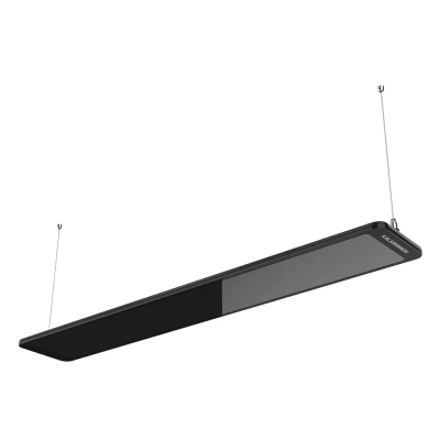 Обогреватель инфракрасный KALASHNIKOV KIRH-GSB-E05-12 электрический, мощность - 0.5кВт, площадь обогрева - 5-10м2, IP54, 220В, цвет - черный