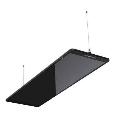 Обогреватель инфракрасный KALASHNIKOV KIRH-GSB-E13-12 электрический, мощность - 1.3кВт, площадь обогрева - 13-26м2, IP54, 220В, цвет - черный