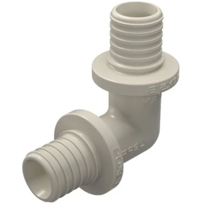 Отвод KAN-therm UltraLine Ду20 Ру10, аксиальное присоединение, корпус-PPSU