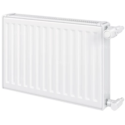 Радиатор панельный Kermi Therm-x2 Profil-K тип FK0 22 300x400x100мм, теплоотдача - 409Вт, подключение - боковое, правое, материал - сталь, цвет - белый RAL 9016